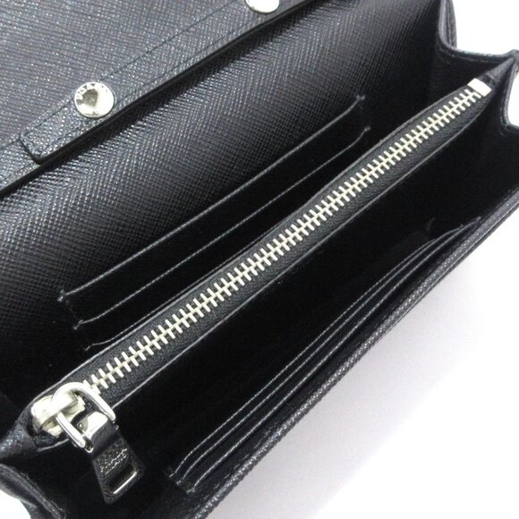 PRADA - Black Saffiano Borch (Leather) Other Style Wallet 529-080325 - Picture 11 of 14